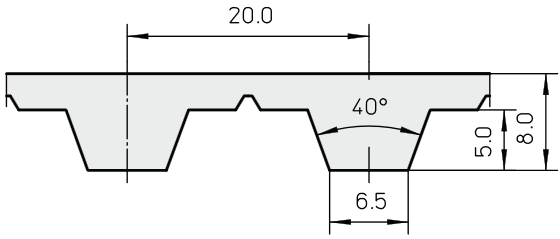 T20 Zahnriemen