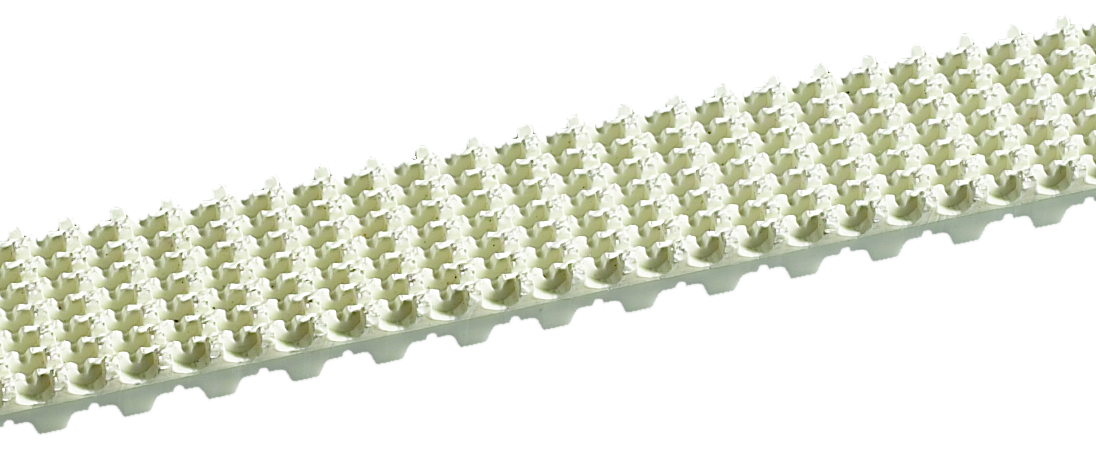 Supergrip wit bekledingsmateriaal voor tandriemen